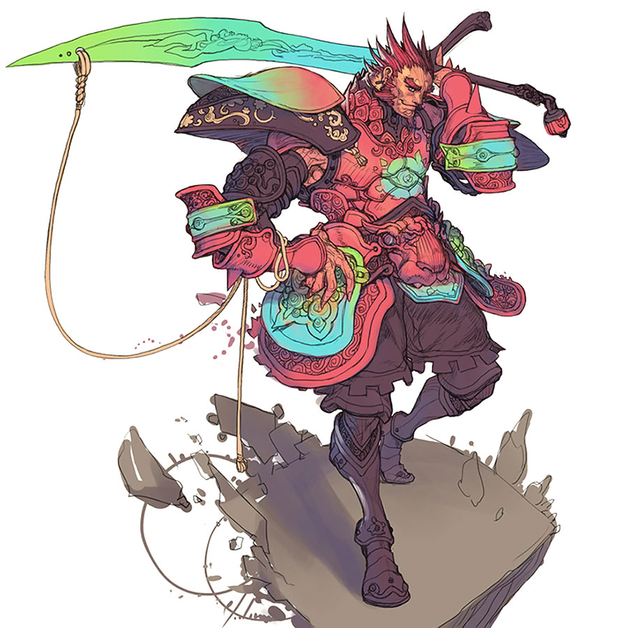 Alcyone Concept Artwork from The War of Genesis IV: Spiral Genesis