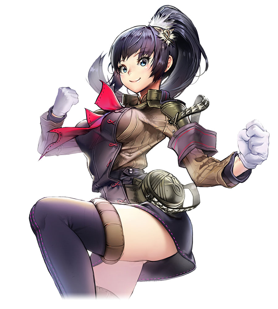 Daknia Character Art from The War of Genesis IV: Spiral Genesis