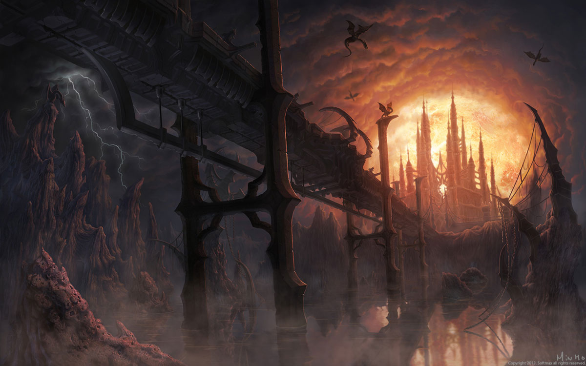 Dark Castle Artwork from The War of Genesis IV: Spiral Genesis