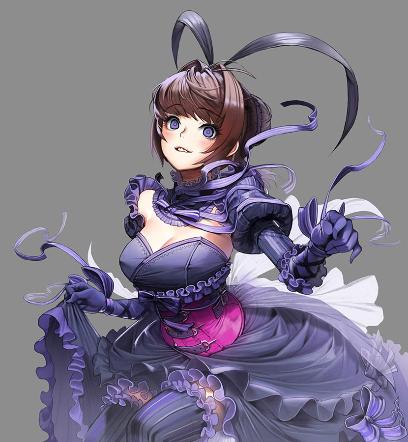 Dinne Character Art from The War of Genesis IV: Spiral Genesis