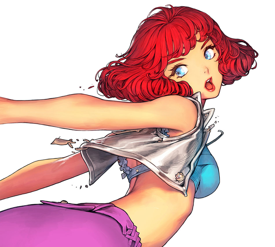 Female Avatar Character Art from The War of Genesis IV: Spiral Genesis