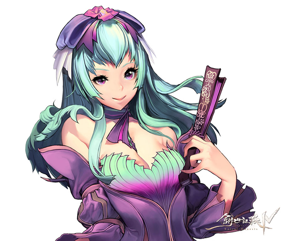Female Avatar Character Art from The War of Genesis IV: Spiral Genesis
