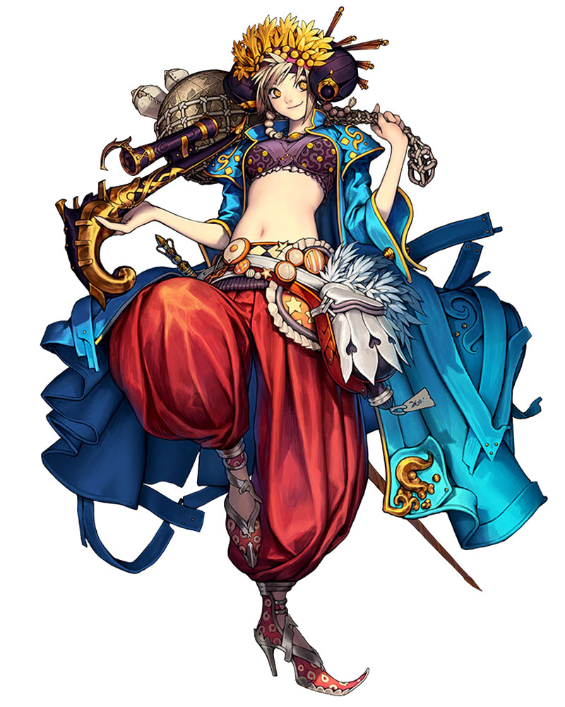 Kazaa Amigo Character Art from The War of Genesis IV: Spiral Genesis