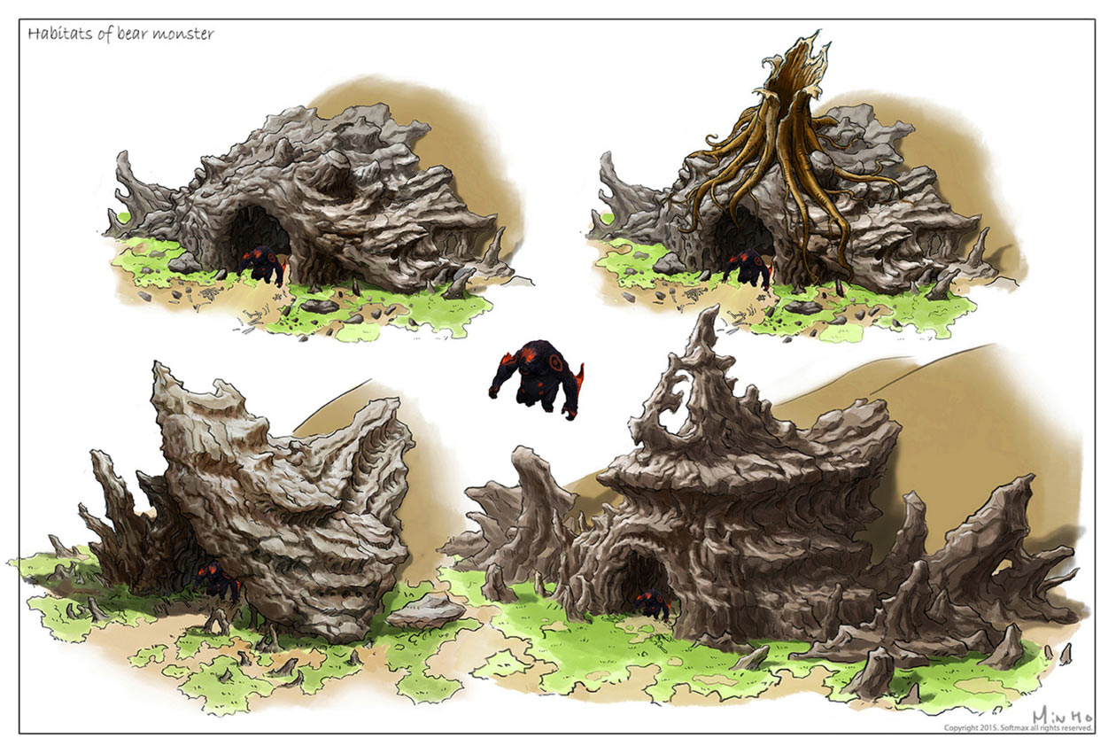 Monster Habitats Artwork from The War of Genesis IV: Spiral Genesis