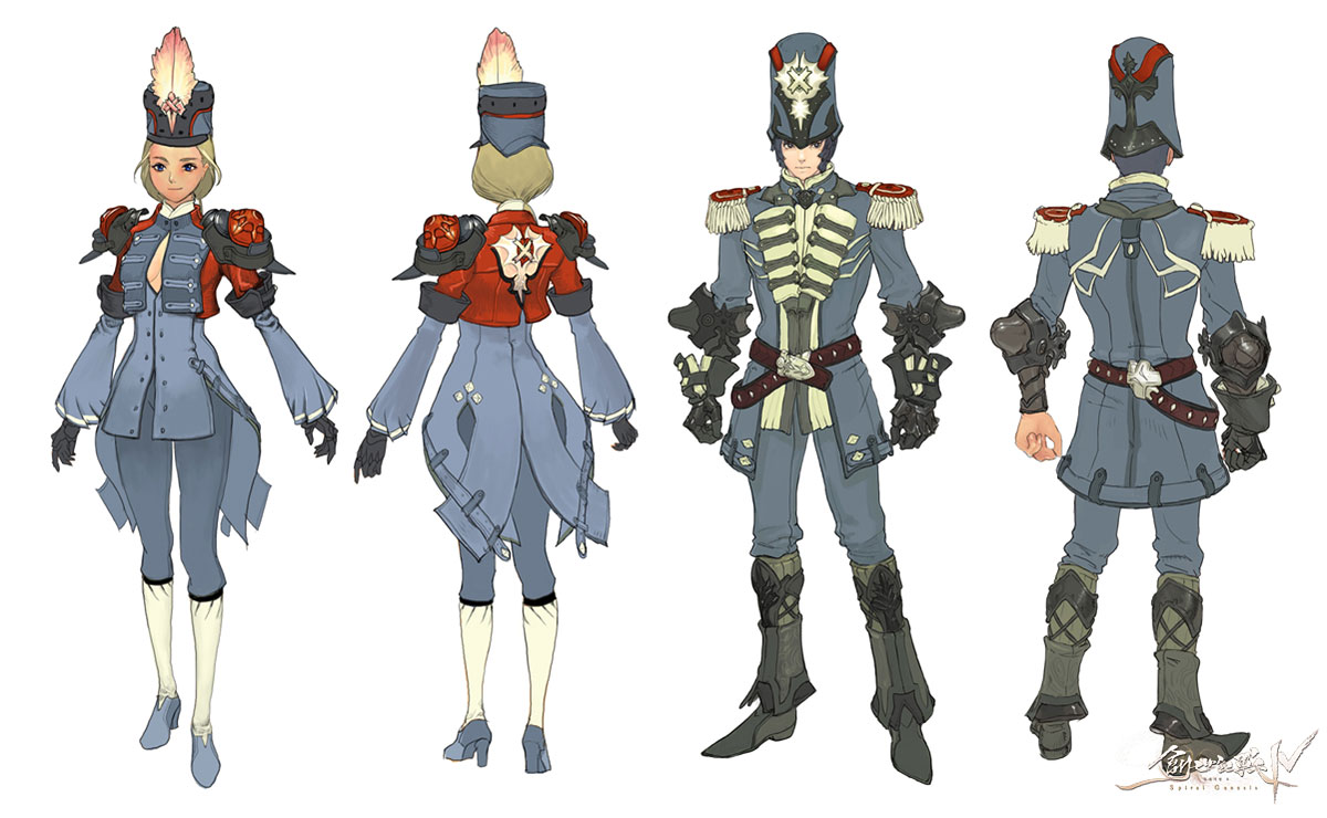 Officer Uniform Artwork from The War of Genesis IV: Spiral Genesis