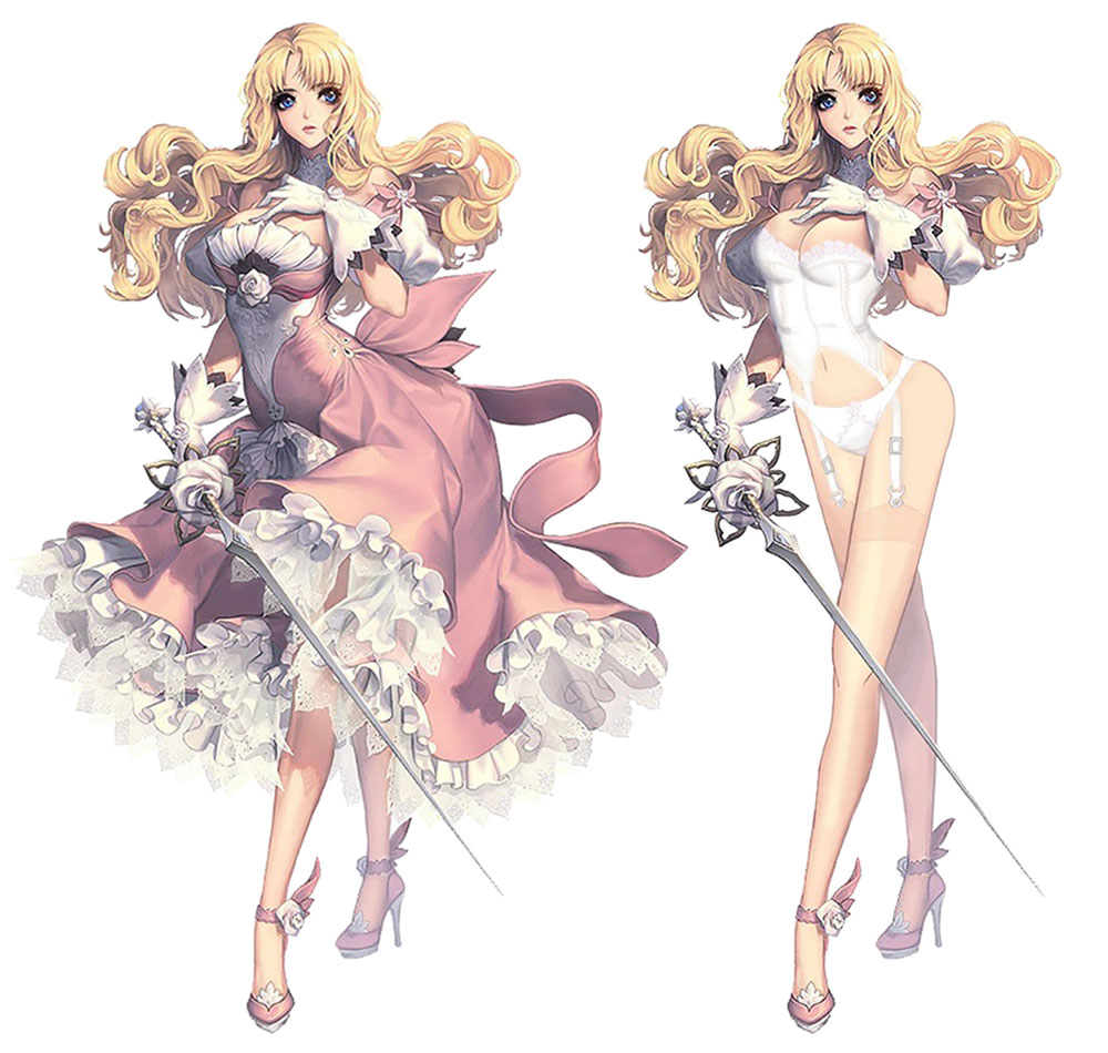 Princess Elizabeth Character Art from The War of Genesis IV: Spiral Genesis