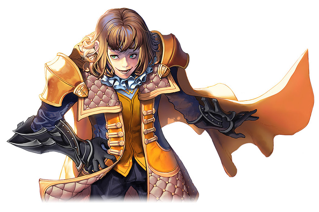Rovel Character Art from The War of Genesis IV: Spiral Genesis