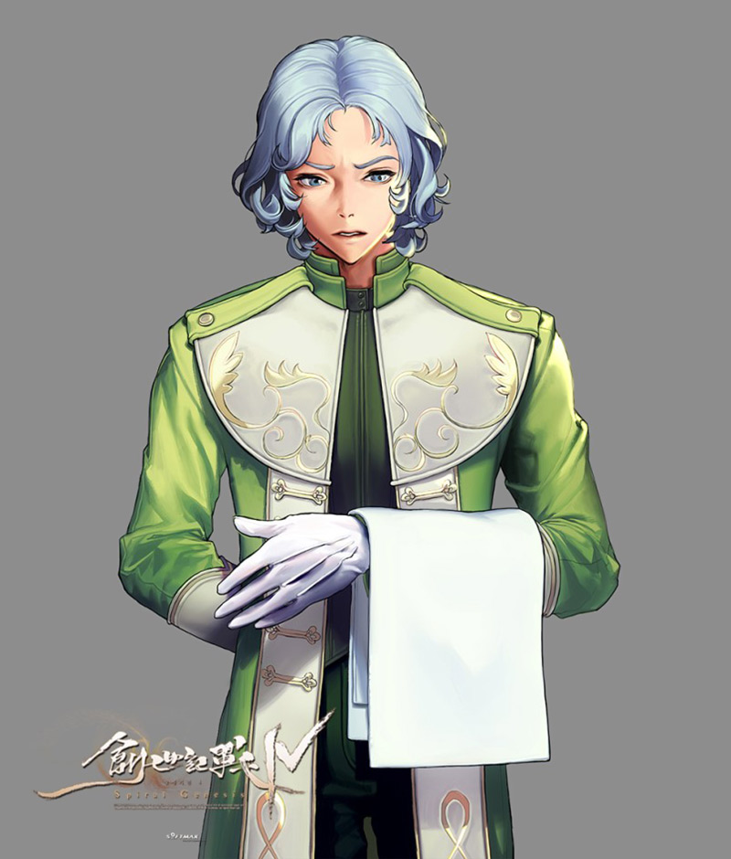 Ruben Character Art from The War of Genesis IV: Spiral Genesis