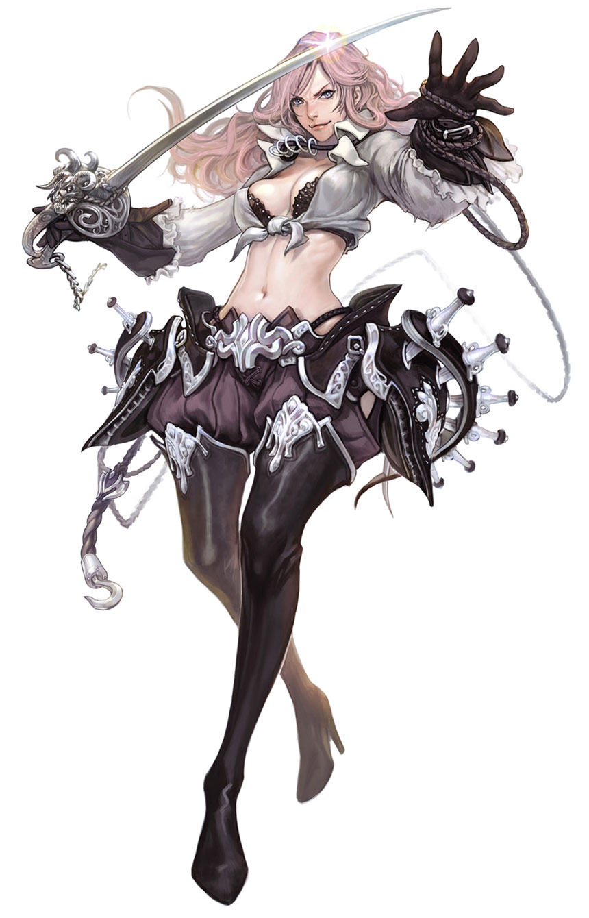 Silver Character Art from The War of Genesis IV: Spiral Genesis