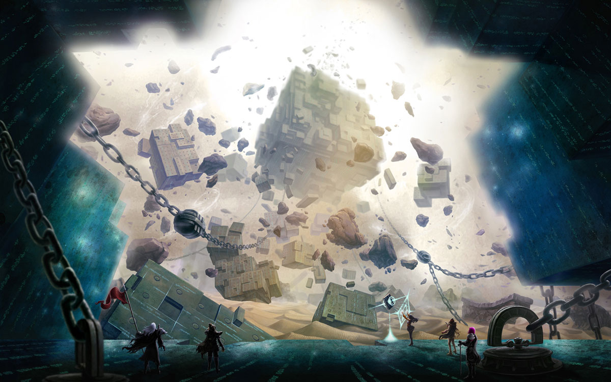 The Slope of Time Artwork from The War of Genesis IV: Spiral Genesis