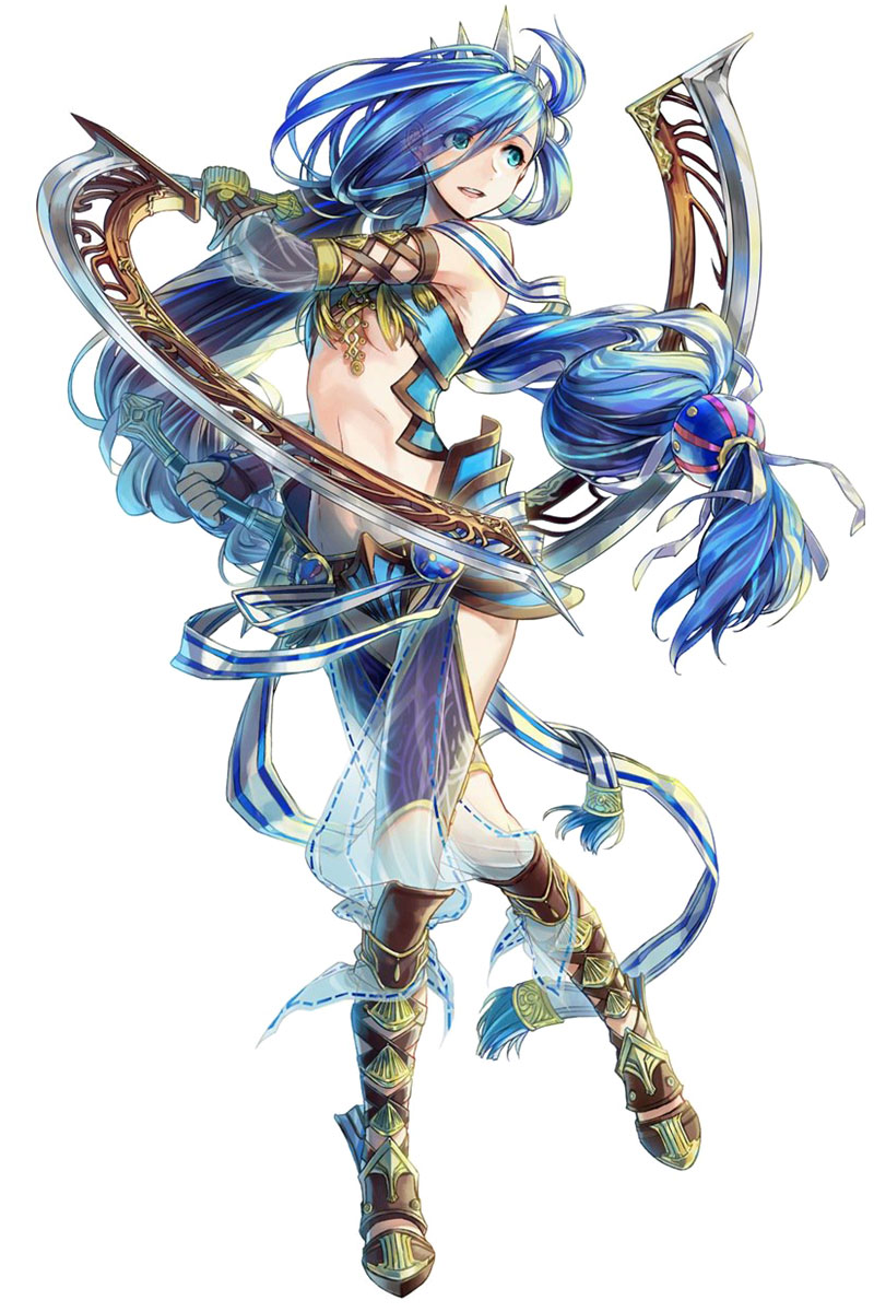 Dana Icarusia Character Art from Ys VIII: Lacrimosa of Dana