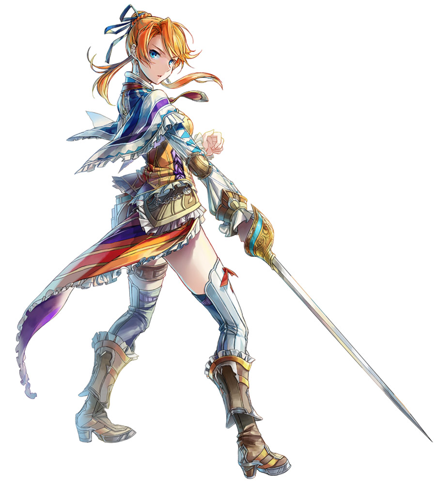 Laxia von Roswell Character Art from Ys VIII: Lacrimosa of Dana