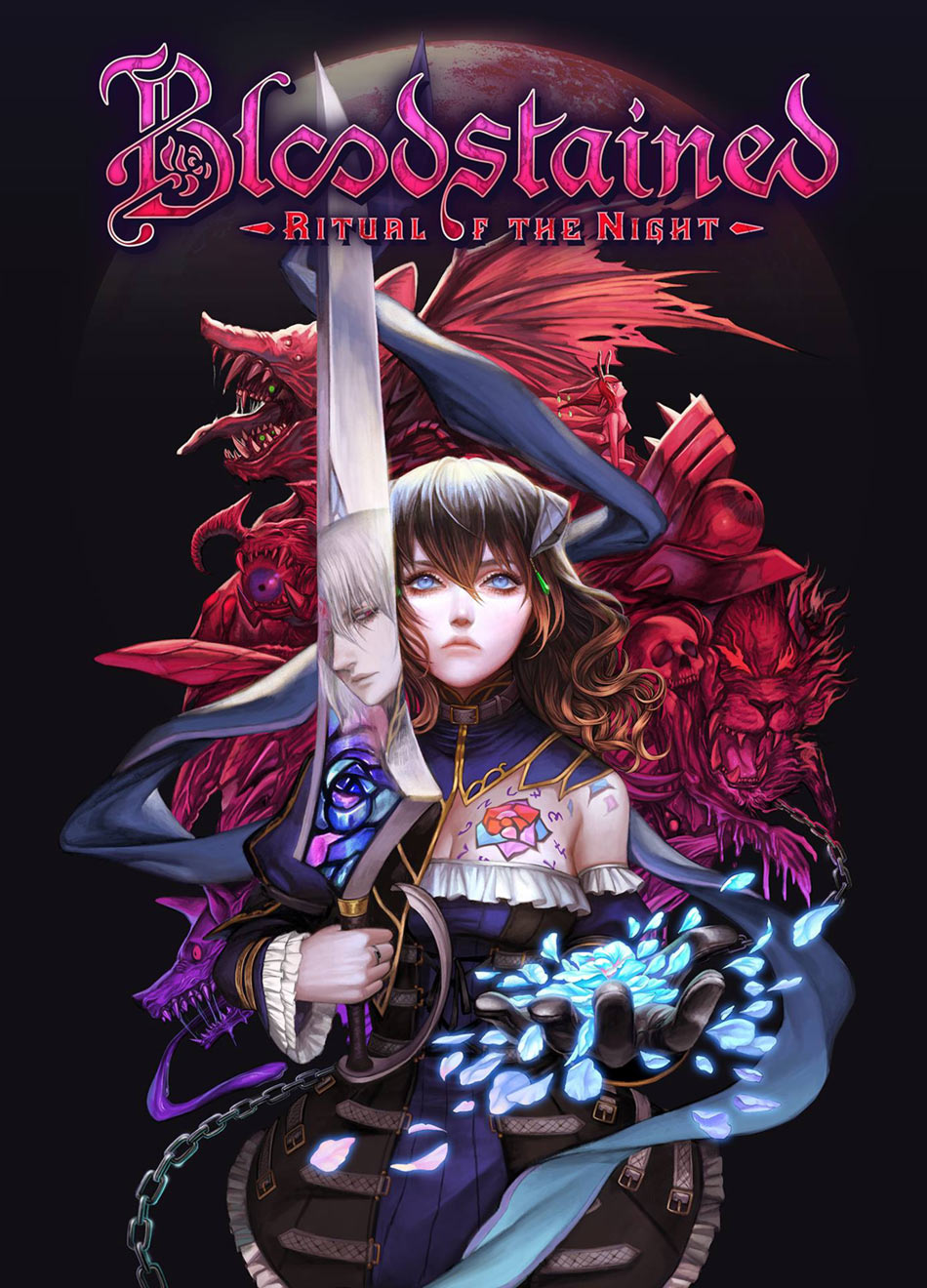 Box Art by Mana Ikeda from Bloodstained: Ritual of the Night