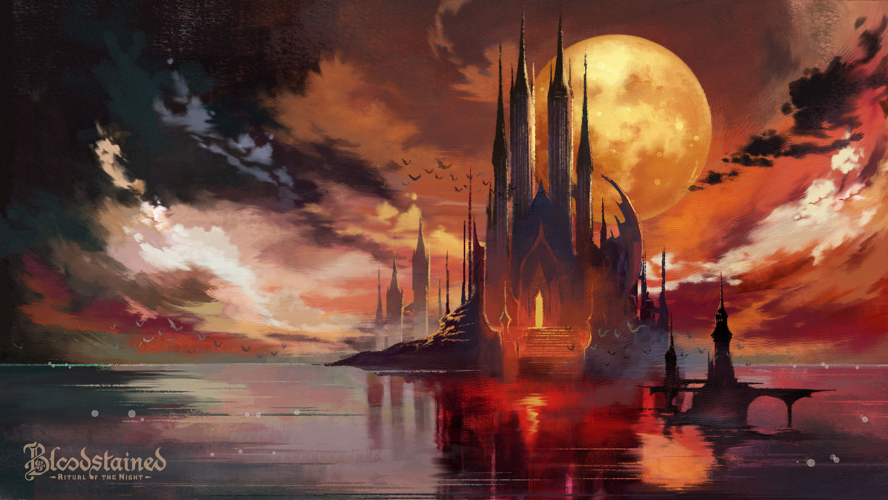 Castle Concept Art from Bloodstained: Ritual of the Night