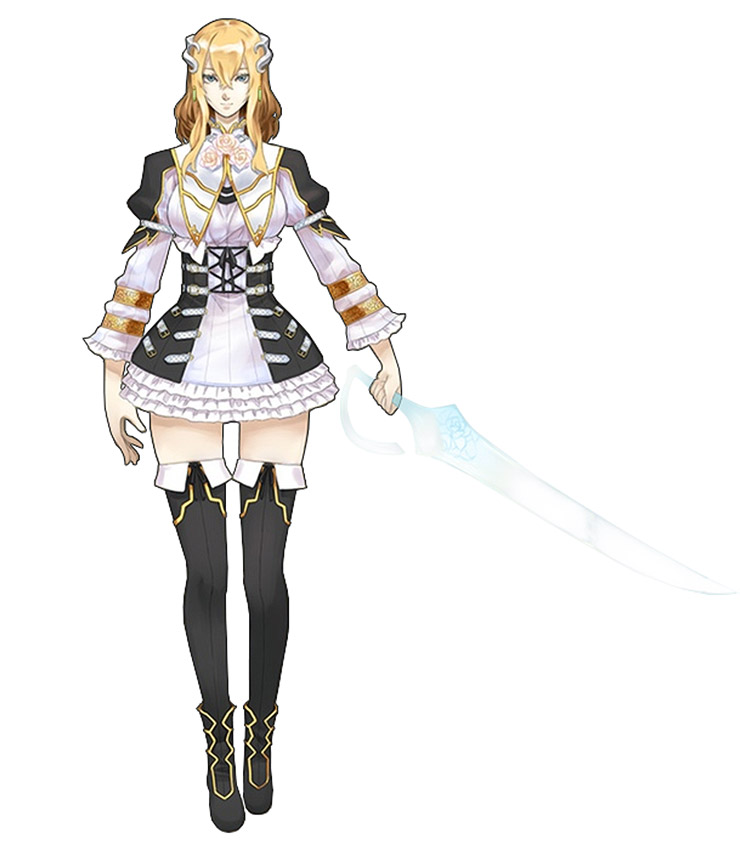 Pure Miriam Costume Concept Art from Bloodstained: Ritual of the Night