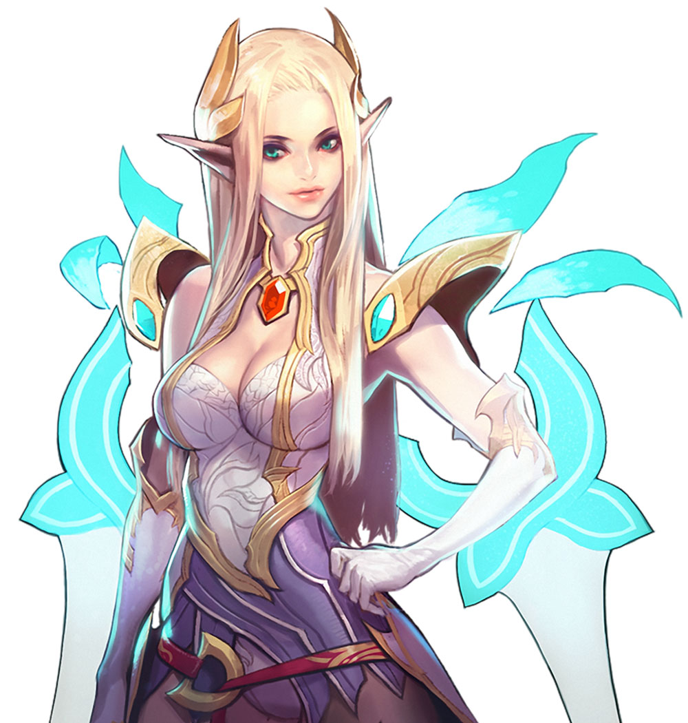 Agnes Portrait Concept Art from Chaos Heroes Online