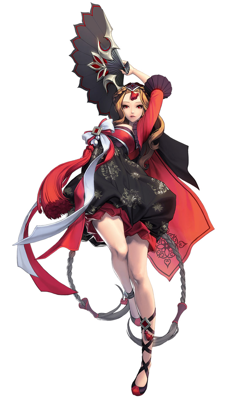 Edelyn, Hanbok Dress Skin Concept Art from Chaos Heroes Online