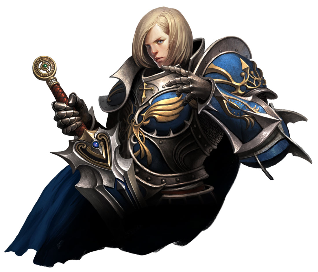 Elcid Portrait Concept Art from Chaos Heroes Online