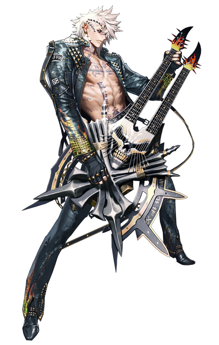 Elcid, Rockstar Skin Concept Art from Chaos Heroes Online
