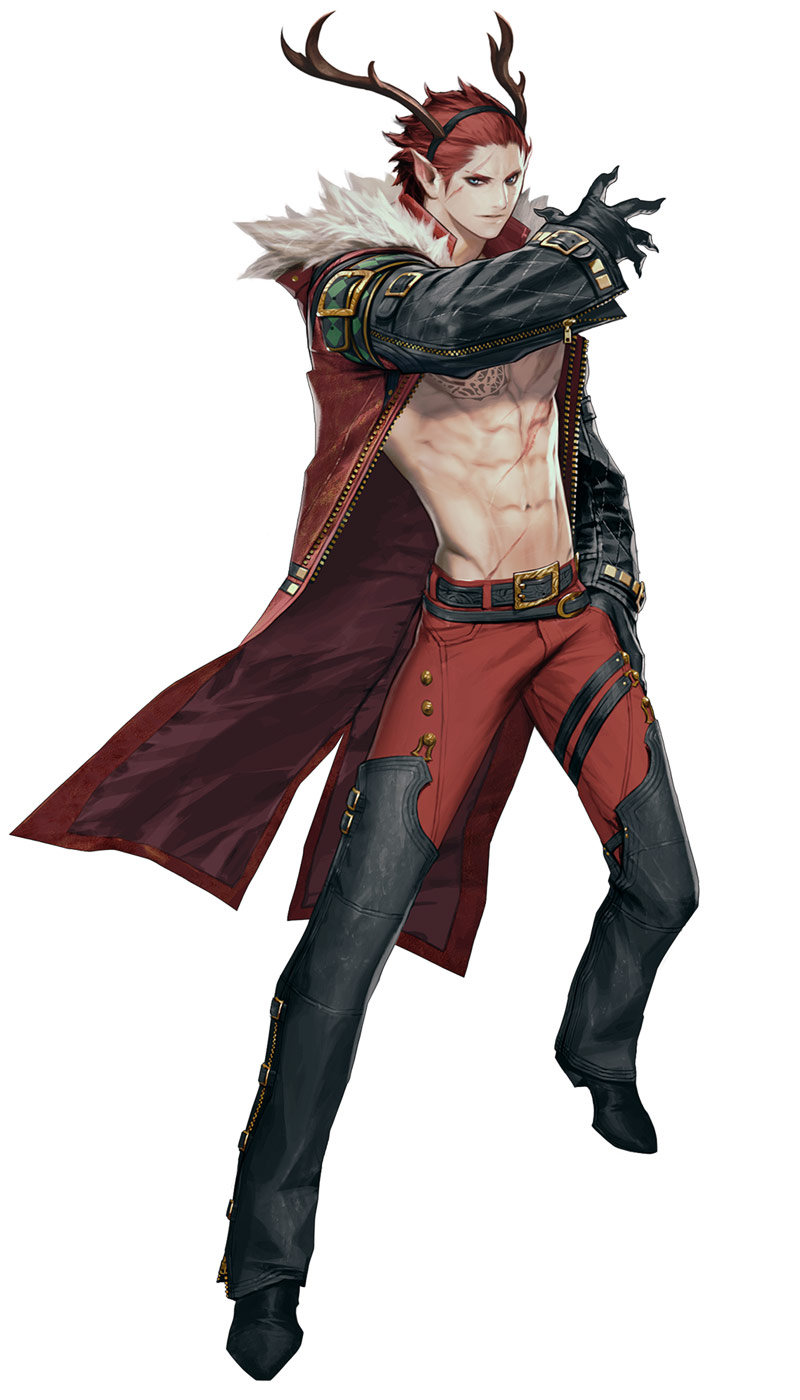 Gareth, Christmas Skin Concept Art from Chaos Heroes Online