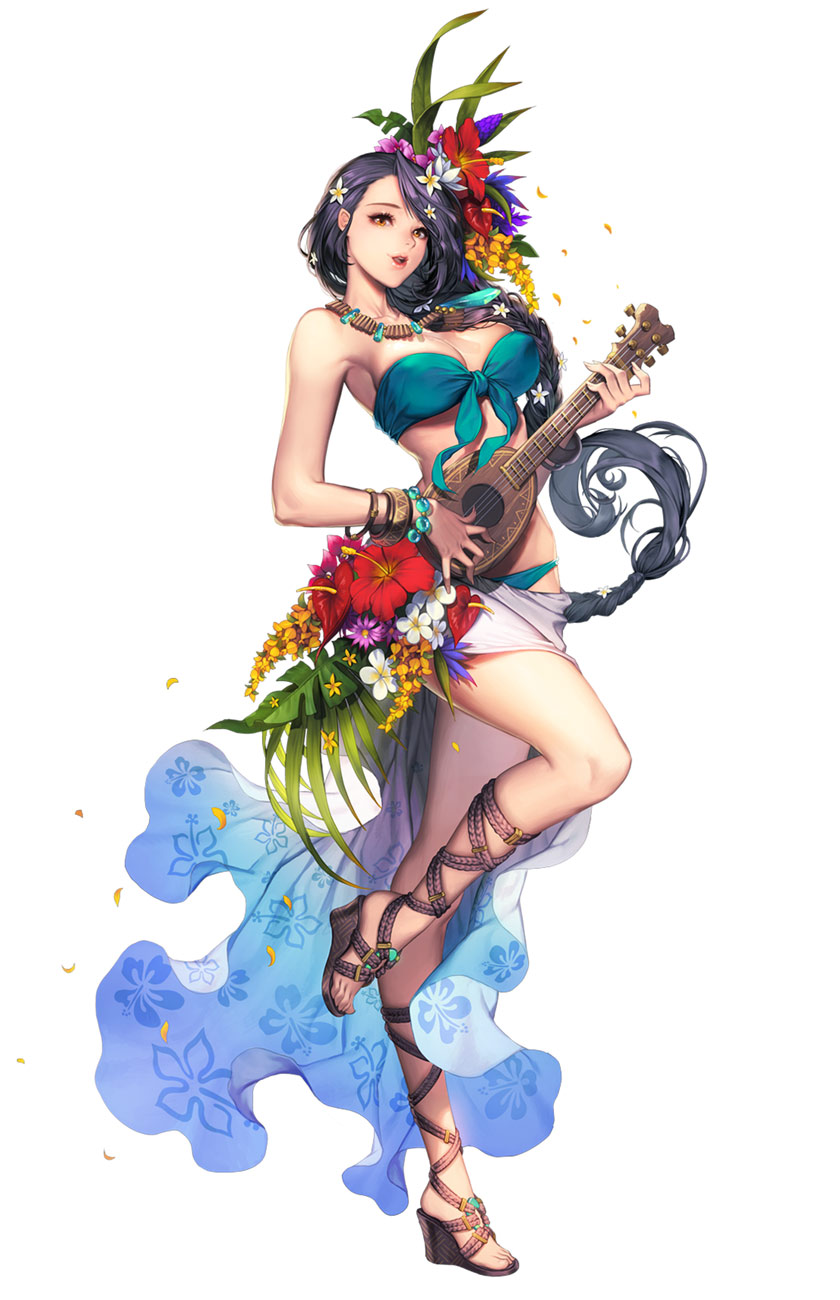 Mayreel, Summer Skin Concept Art from Chaos Heroes Online