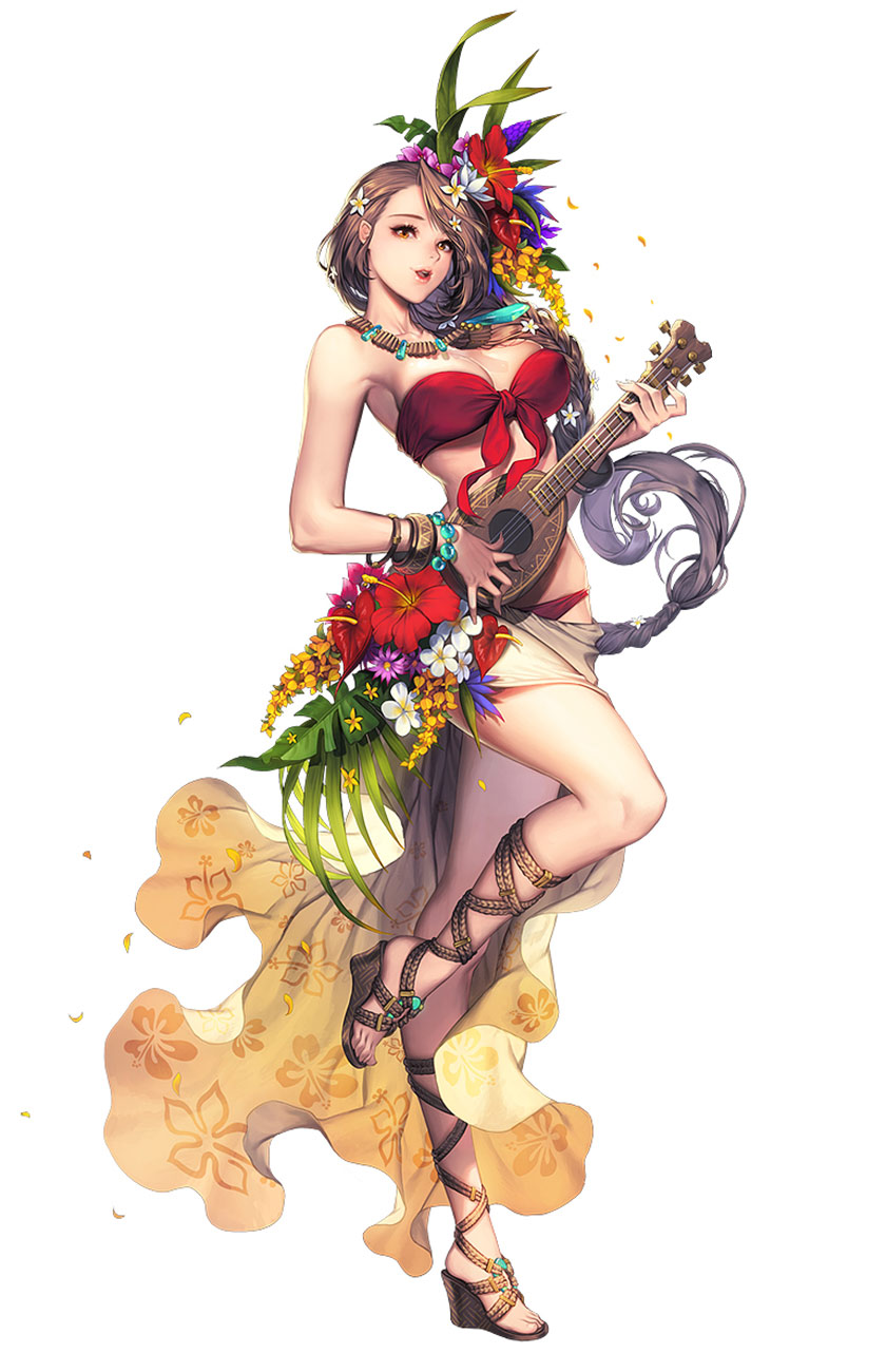 Mayreel, Summer Skin Concept Art from Chaos Heroes Online