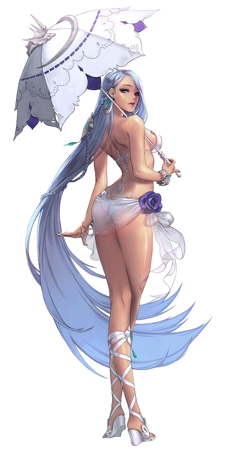 Melissa, Summer Skin Concept Art from Chaos Heroes Online