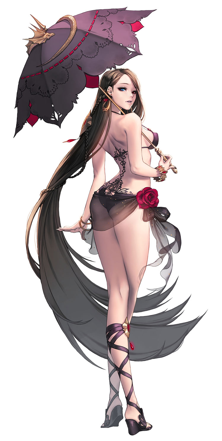 Melissa, Summer Skin Concept Art from Chaos Heroes Online