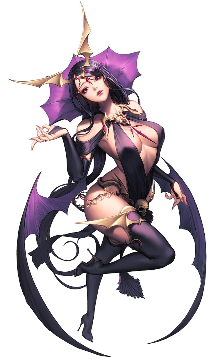 Nivas, Halloween Skin Concept Art from Chaos Heroes Online