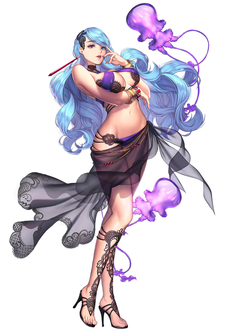 Reina, Summer Skin Concept Art from Chaos Heroes Online