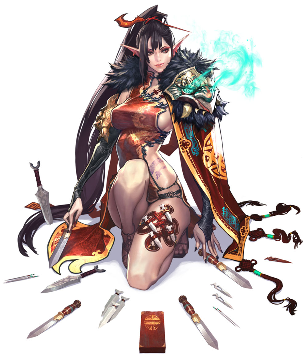 Rin, Alt Avatar Skin Concept Art from Chaos Heroes Online