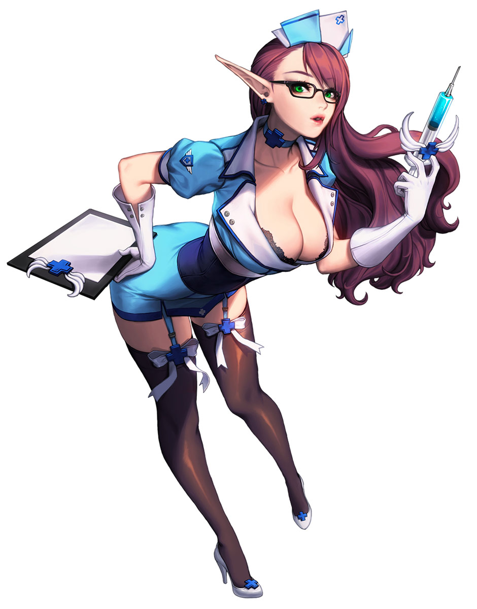 Rin, New Year Skin Concept Art from Chaos Heroes Online