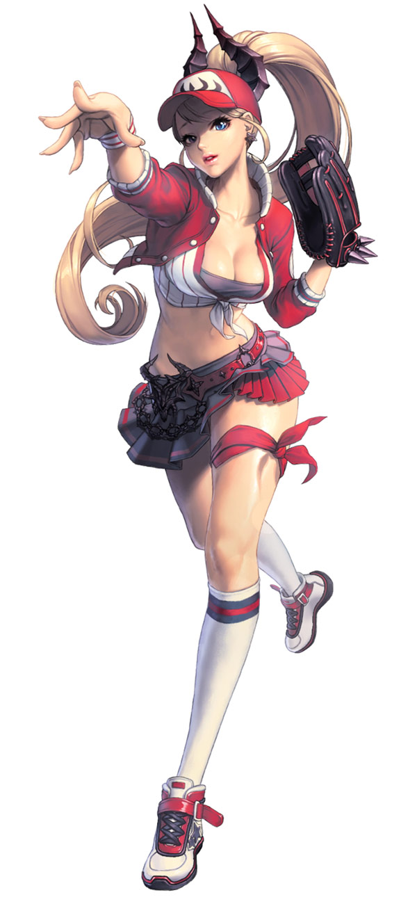 Serena, Baseball Skin Concept Art from Chaos Heroes Online