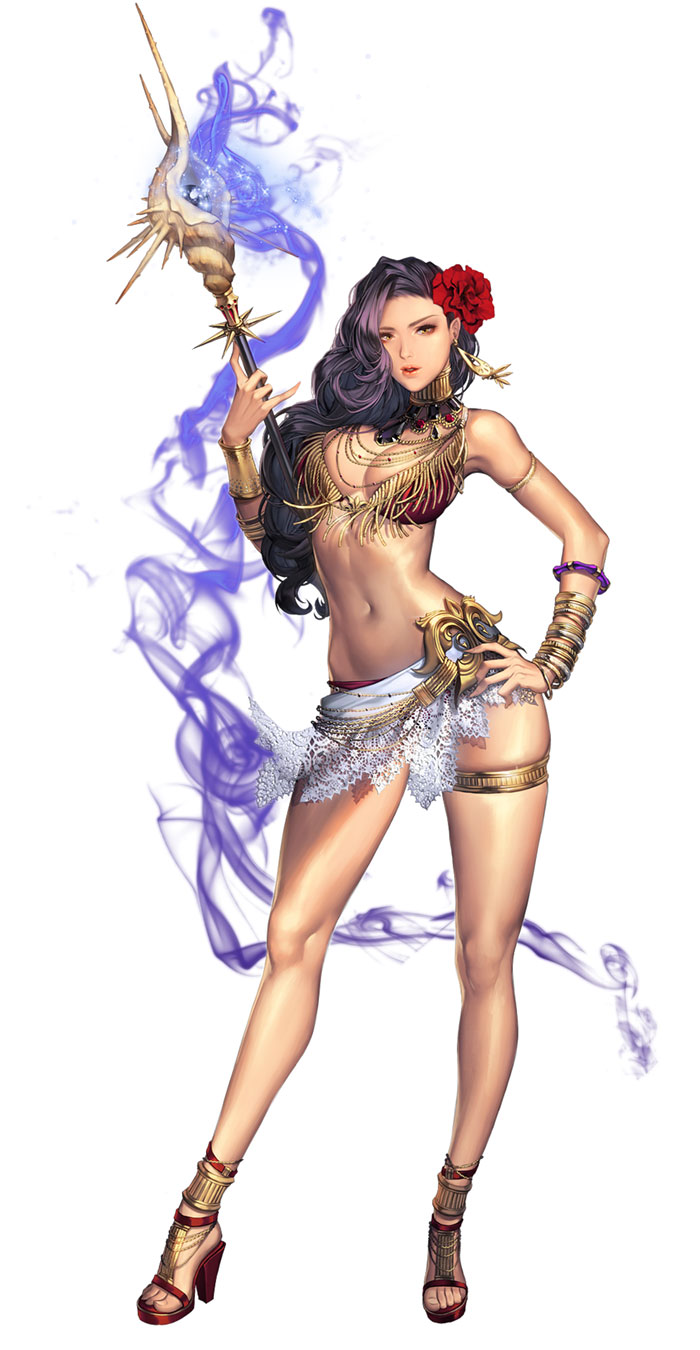 Shade, Summer Skin Concept Art from Chaos Heroes Online