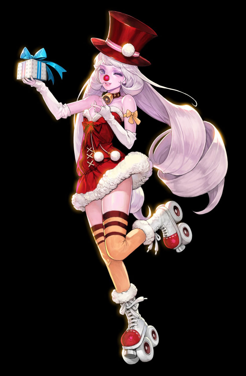 Tyria, Christmas Skin Concept Art from Chaos Heroes Online