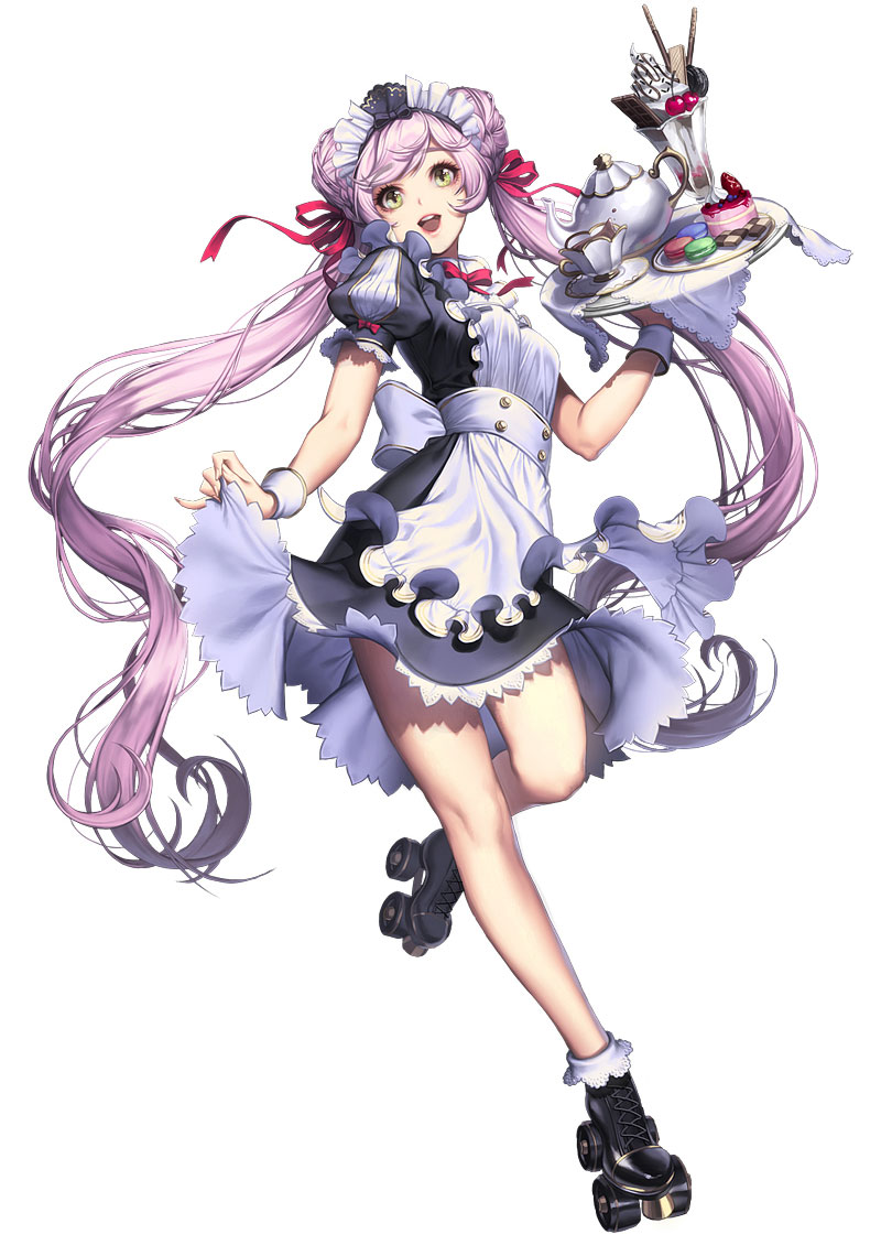 Tyria, Maid Skin Concept Art from Chaos Heroes Online
