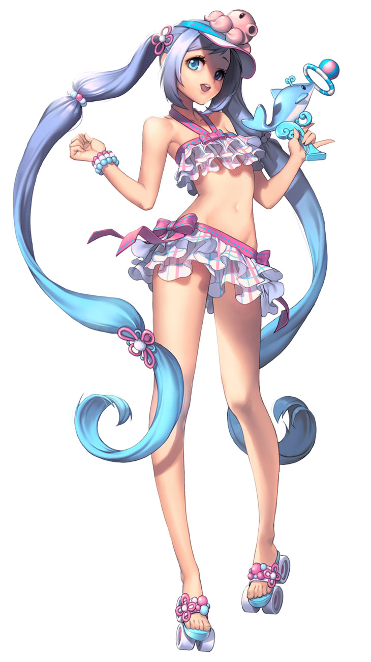 Tyria, Summer Skin Concept Art from Chaos Heroes Online