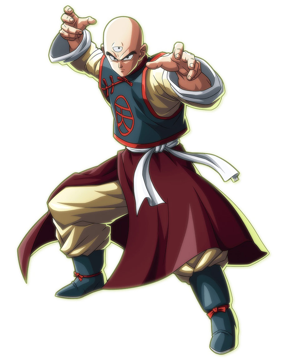 Tien Shinhan Concept Art from Dragon Ball FighterZ