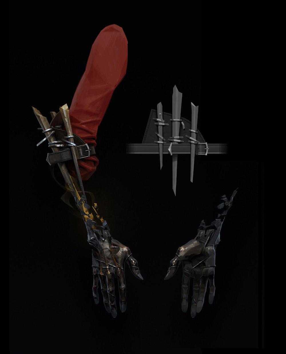 Billie's Hand Artifact Concept Art from Dishonored: Death of the Outsider
