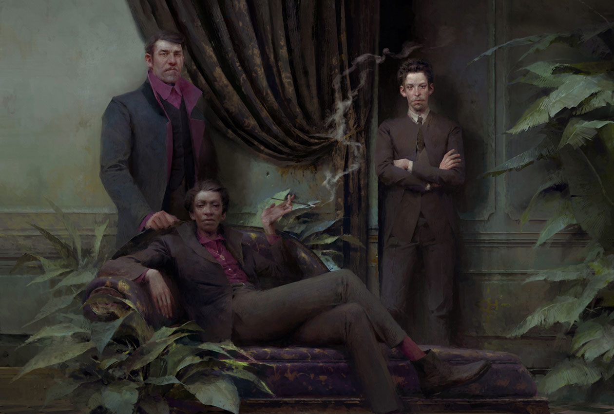 Portrait of the Eyeless Leaders Concept Art from Dishonored: Death of the Outsider