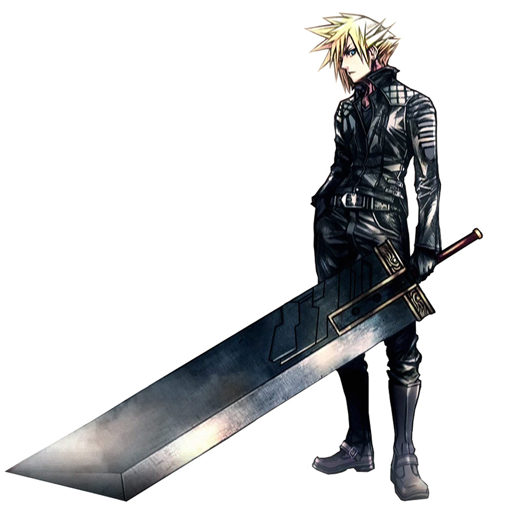 Cloud Biker Suit Concept Art from Final Fantasy VII G-Bike
