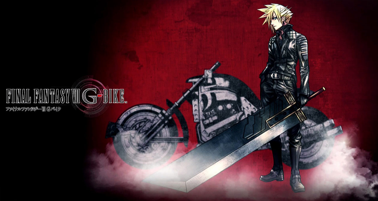 Cloud Promo Artwork from Final Fantasy VII G-Bike
