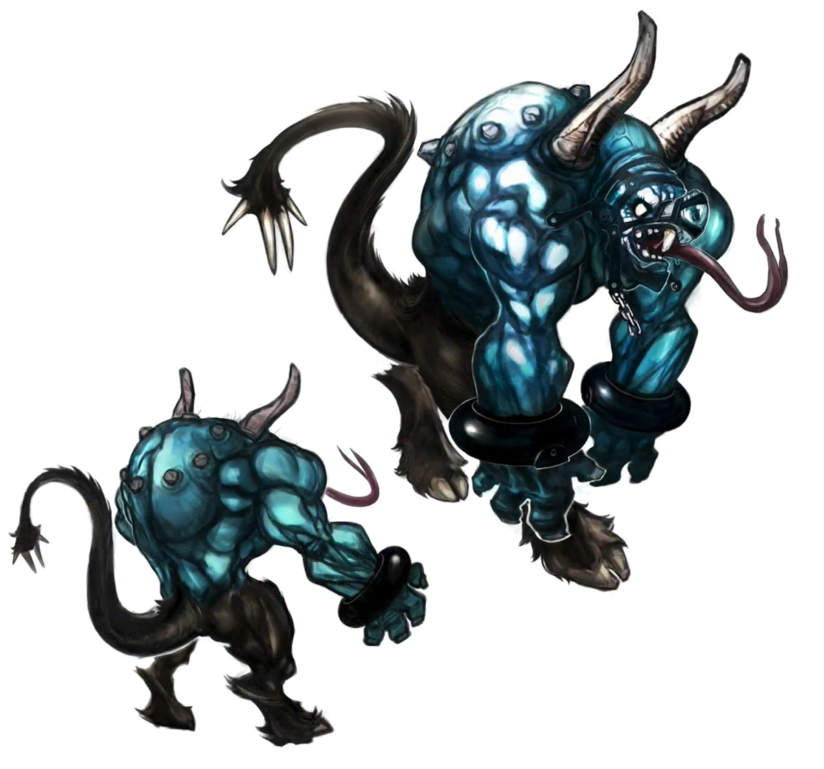 Abzu Concept Art from Final Fantasy VII Remake