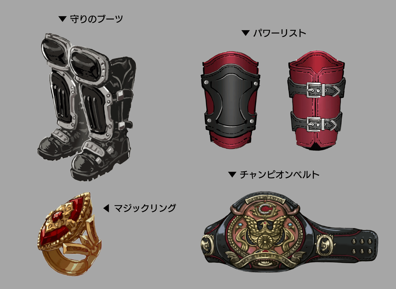 Accessories Concept Art from Final Fantasy VII Remake