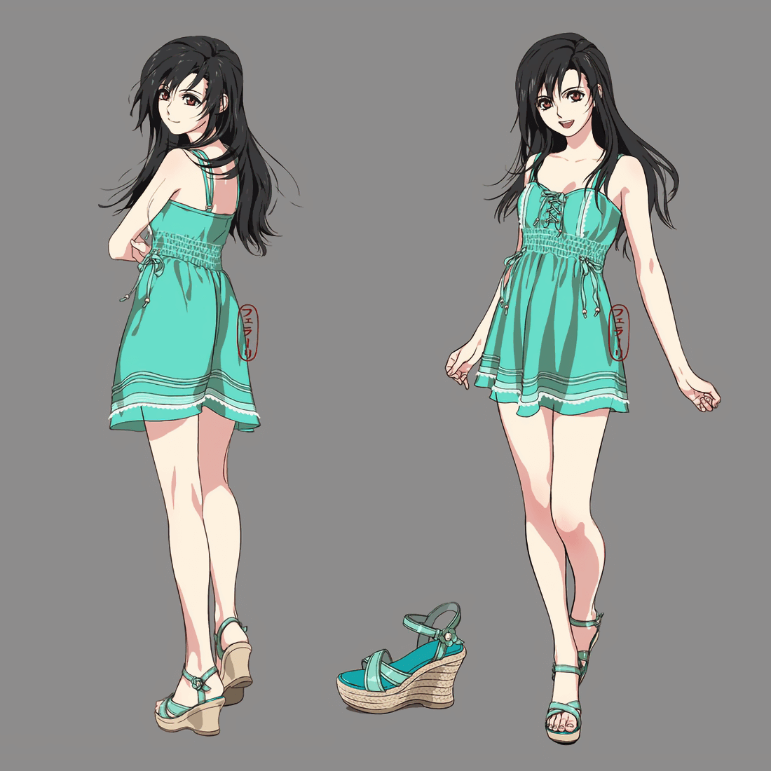 Adolescent Tifa Concept Artwork from Final Fantasy VII Remake