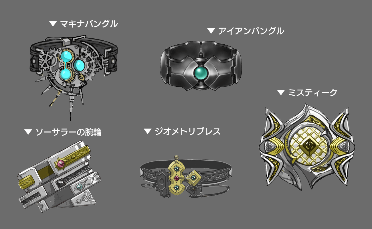 Bangles Concept Art from Final Fantasy VII Remake