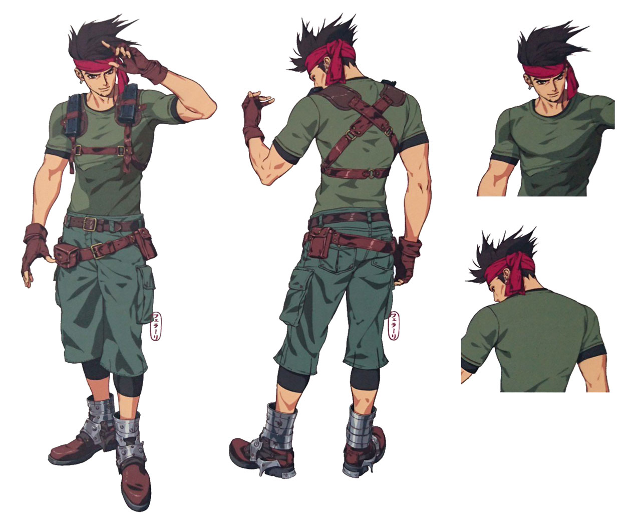 Biggs Concept Art from Final Fantasy VII Remake
