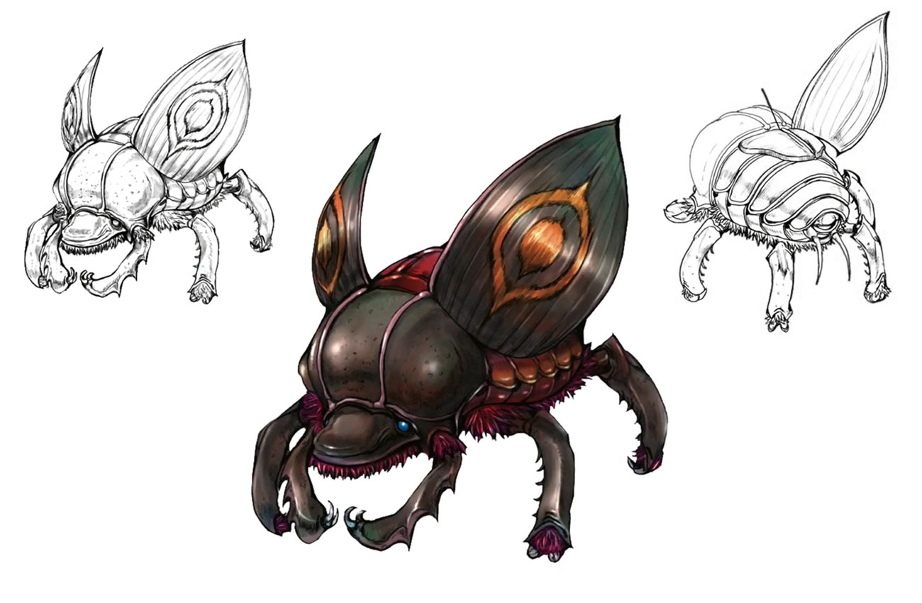 Bugaboo Concept Art from Final Fantasy VII Remake