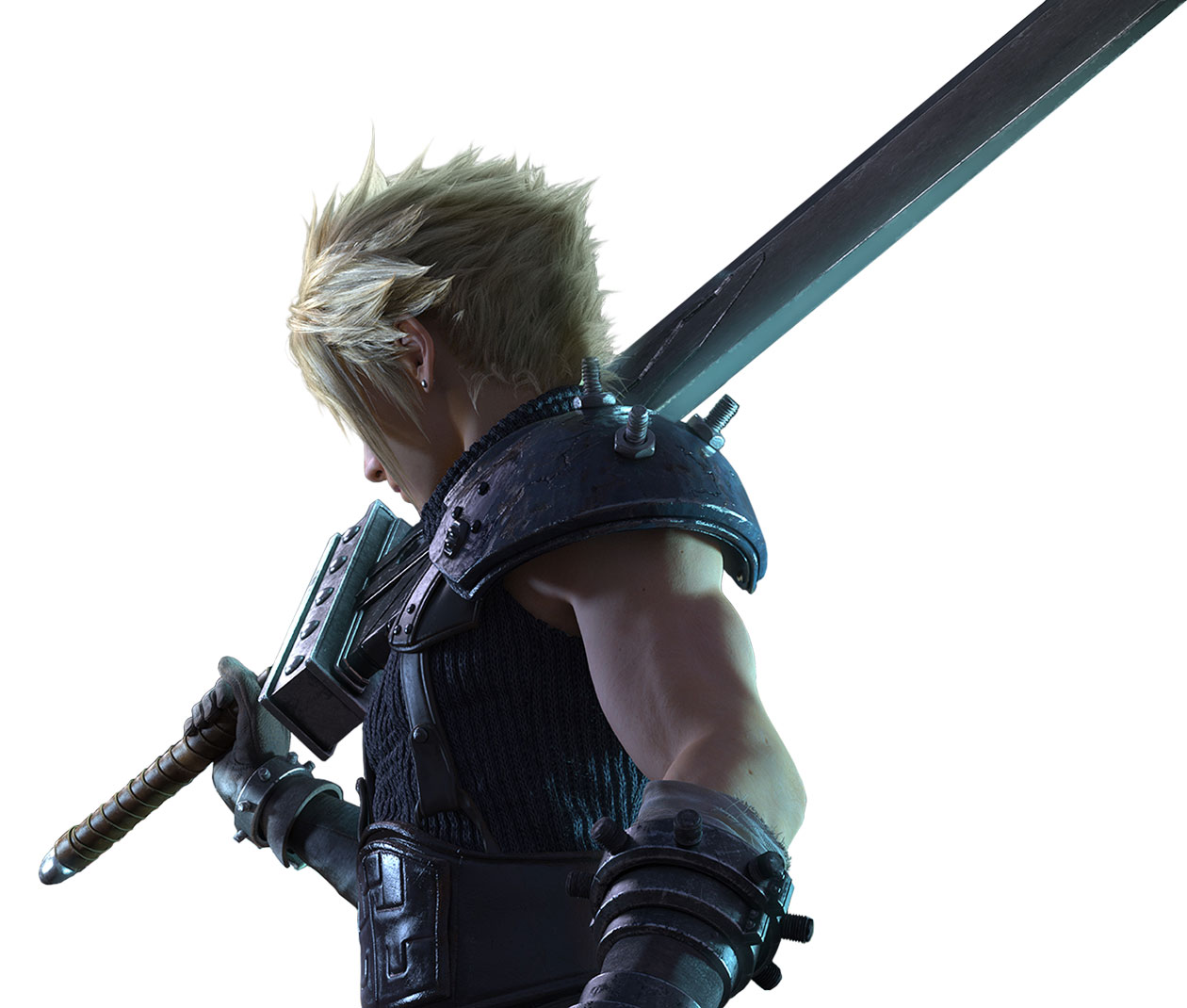 Cloud Strife Artwork from Final Fantasy VII Remake