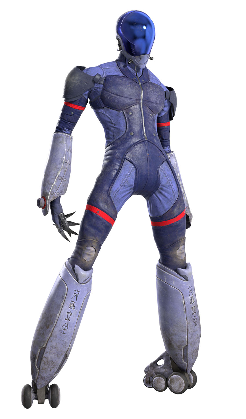 Enhanced Shock Trooper Render from Final Fantasy VII Remake